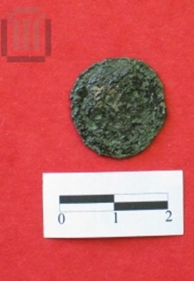 Bronze coin of Constantine I 
from Zervochori