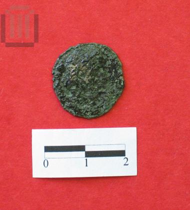 Χάλκινο νόμισμα Κωνσταντίνου Α΄από το Ζερβοχώρι