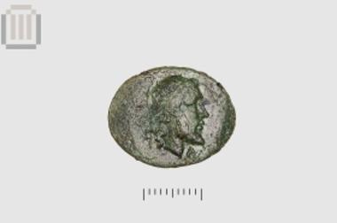 Χάλκινο νόμισμα Κασσώπης από το Δυμόκαστρο