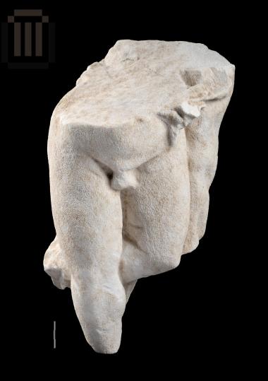 Cupid reclining statuette