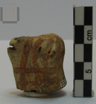 Ζωόμορφη κεφαλή ειδωλίου