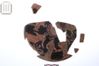 lid of red figured  lekanis