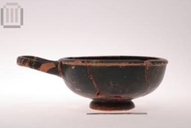 Black glazed kanastron