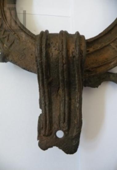 Tripod lebes's  handle from Loisos Cave of Ithaca