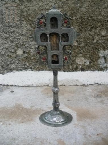 Woodcut Sanctification cross