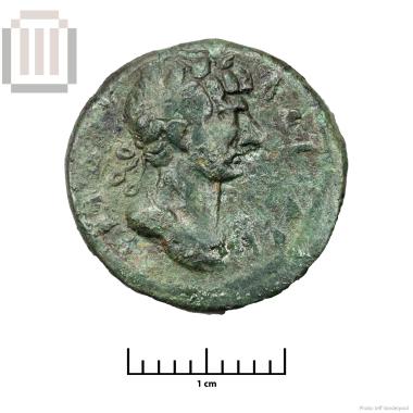 Bronze coin of Hadrian from Mastilitsa