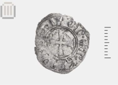 Αργυρό νόμισμα Γουλιέλμου Β΄ Βιλλεαρδουίνου από τη Ντόλιανη