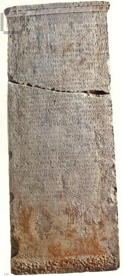 Inscribed stele