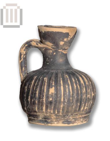 Black-glazed juglet