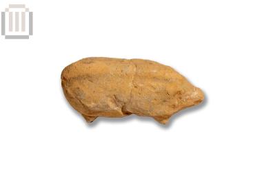 Clay figurine of a pig
