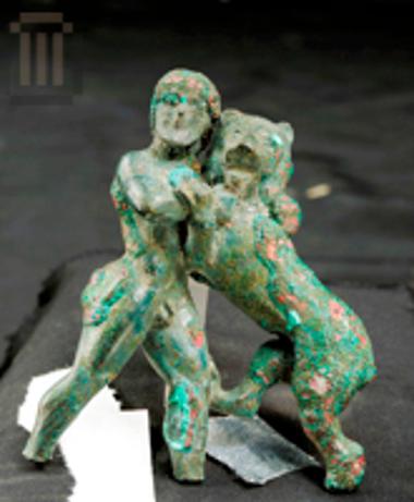 Χάλκινο σύμπλεγμα Ηρακλή και λέοντα