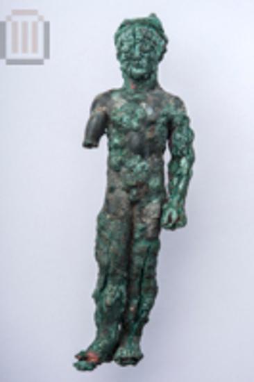 Bronze statuette of a male figure