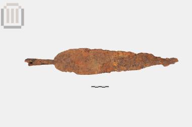 Σιδερένια αιχμή δόρατος από το Καρτέρι