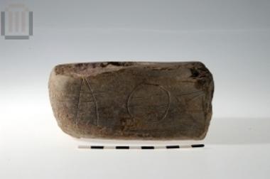 Stone weight with Linear B symbols