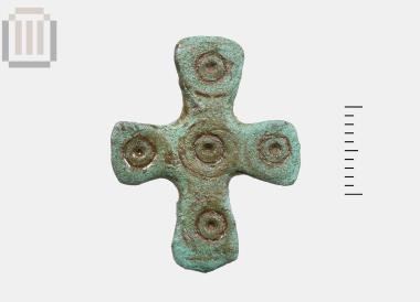 Χάλκινη σταυρόσχημη πόρπη από το Ζερβοχώρι