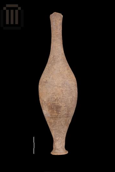Clay fusiform unguentarium from the Kalamas River Dam