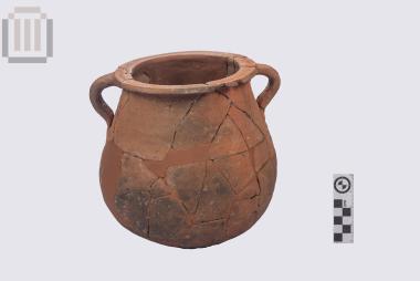Πήλινη χύτρα από το οικόπεδο του Αρχαιολογικού Μουσείου Ηγουμενίτσας
