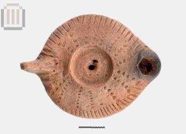 Πήλινος λύχνος από το Ζερβοχώρι