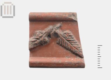 Sherd of a red slip plate from Doliani