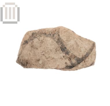 Όστρακο αγγείου με γραπτή διακόσμηση από τα Μαυρομαντίλια Προδρομίου