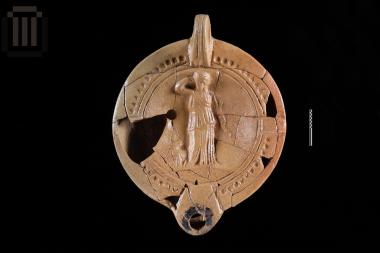 Clay lamp from Neochori