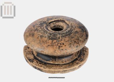 Πήλινο μελαμβαφές μελανοδοχείο από την Ελέα