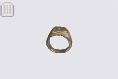 Iron gold plated ring from Parapotamos