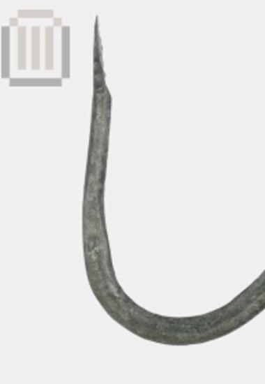 Bronze fishing hook from Dymokastro