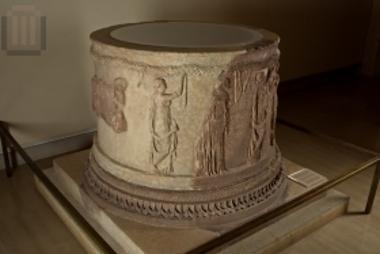Part of circular altar from the sanctuary of Athena Pronaia