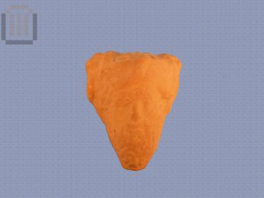 Head of a male clay-figurine