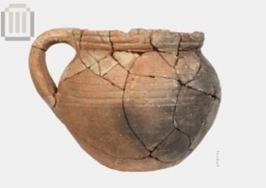 Clay one-handled stewpot from Korytiani