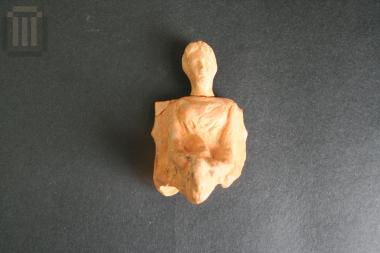 Part of a female clay figurine from Kyra Panagia
