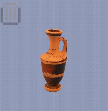 Lekythos with painted decoration from the eastern cemetery of Ambracia