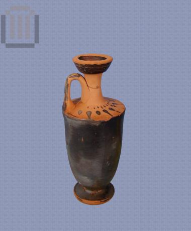 Lekythos with painted decoration from the eastern cemetery of Ambracia