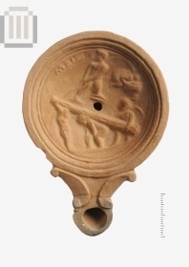 Clay lamp from Mazarakia