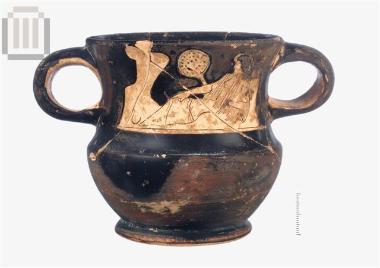 Red-figured kantharos from the eastern cemetery of Ambracia