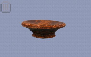Black-glazed miniature fish-plate from the eastern cemetery of Ambracia