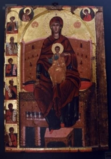 Mother of God enthroned Brephokratousa