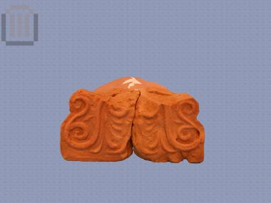 Part of antefix with anthemion from the small theatre of Ambracia