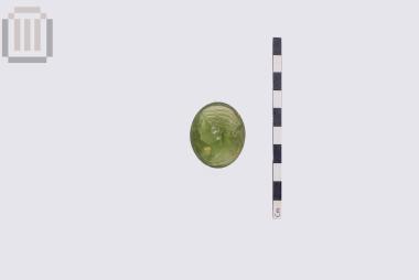 Glass sealstone from Gitana