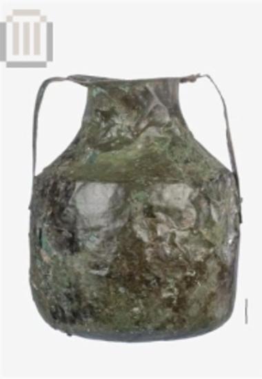 Bronze cinerary amphora