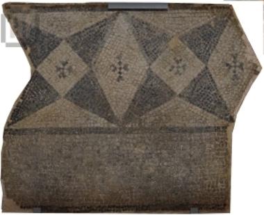 Fragment of floor mosaic