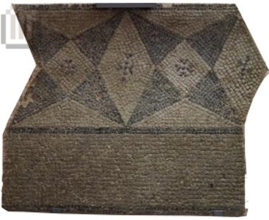 Fragment of floor mosaic