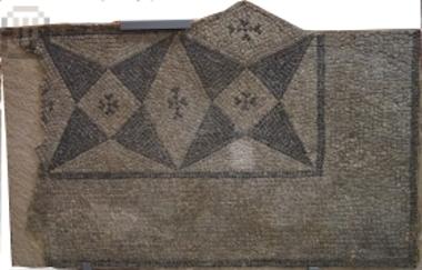 Fragment of floor mosaic