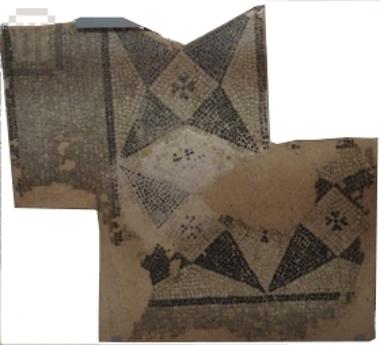 Fragment of floor mosaic