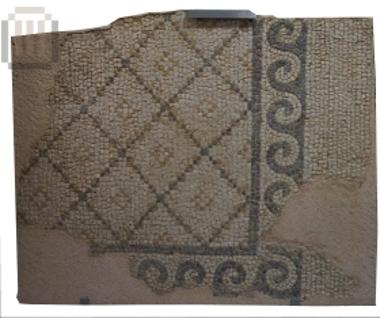 Fragment of floor mosaic