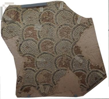 Fragment of floor mosaic