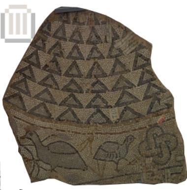 Fragment of floor mosaic