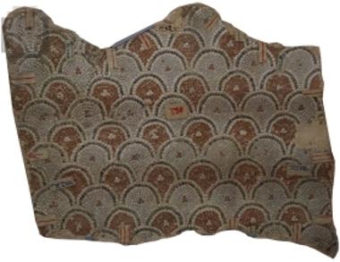 Fragment of floor mosaic