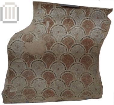 Fragment of floor mosaic